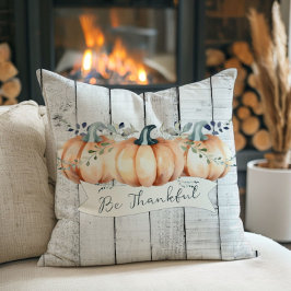 Watercolor Rustic Pumpkins Kissen