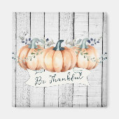 Watercolor Rustic Pumpkins Magnet (Vorne)