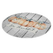 Watercolor Rustic Pumpkins Schneidebrett (Ecke)