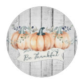 Watercolor Rustic Pumpkins Schneidebrett (Vorderseite)