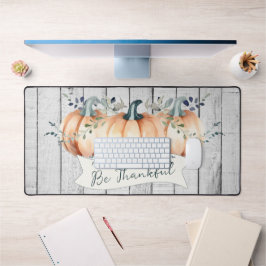 Watercolor Rustic Pumpkins Schreibtischunterlage