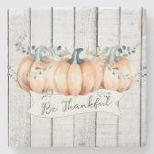 Watercolor Rustic Pumpkins Steinuntersetzer (Vorderseite)