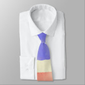 Watercolor rustikale US-Flagge Krawatte (Gebunden)