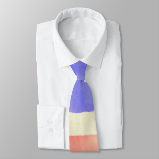 Watercolor rustikale US-Flagge Krawatte (Gebunden)