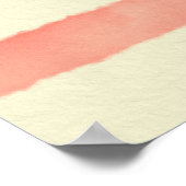 Watercolor rustikale US-Flagge Poster (Ecke)