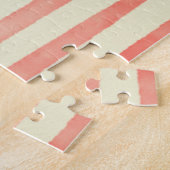 Watercolor rustikale US-Flagge Puzzle (Seite)