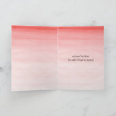 Watercolor Safari Jungle Tiere Herzlichen Glückwun Karte (Innenseite)