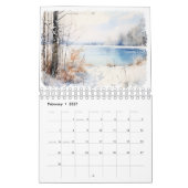 Watercolor Saisonkalender Kalender (Feb 2027)