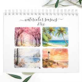 Watercolor Saisonkalender Kalender