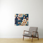 Watercolor Sakura Dreams Wandteppich (Beispiel (Horizontal))