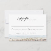 Watercolor San Miguel Mexico RSVP Card Einladung (Vorderseite)