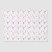 Watercolor Santa Christmas Cocktail Party Seidenpapier (Vorderseite)