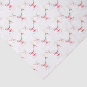 Watercolor Santa Christmas Cocktail Party Seidenpapier (Ausschnitt)