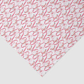 Watercolor Santa Christmas Cocktail Party Seidenpapier (Ausschnitt)