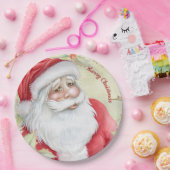 Watercolor Santa Clause Pappteller (Party)