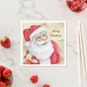 Watercolor Santa Clause Serviette (Beispiel)