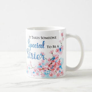 Watercolor-Schwester-Geburtstags-Geschenk-Tasse Kaffeetasse