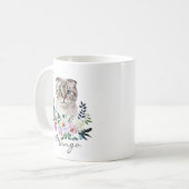 Watercolor Scottish Fold Kaffeetasse (Vorderseite Links)