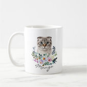 Watercolor Scottish Fold Kaffeetasse (Links)