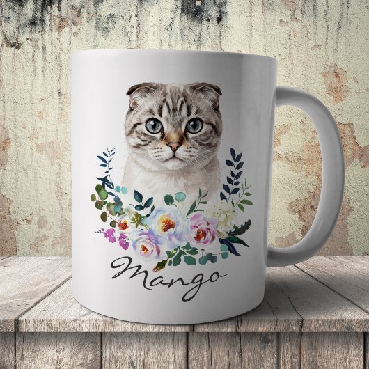 Watercolor Scottish Fold Kaffeetasse