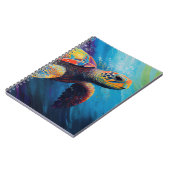 Watercolor Sea Turtle Notebook Notizblock (Linke Seite)