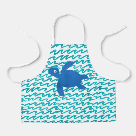 Watercolor Sea Turtle Schürze (Vorderseite)