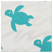 Watercolor Sea Turtle Stoff (Nahaufnahme)