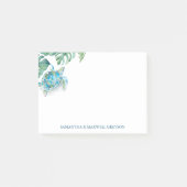 Watercolor Sea Turtle Tropical Post-it Klebezettel (Vorderseite)