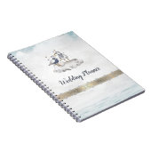 Watercolor Seagulls Beach Notizblock (Rechte Seite)