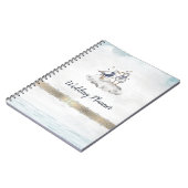 Watercolor Seagulls Beach Notizblock (Linke Seite)