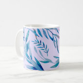 Watercolor seamless pattern. Botanical ornament. L Kaffeetasse (Vorderseite Links)