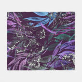Watercolor seamless pattern. Branch with berry Wat Fleecedecke (Vorderseite (Horizontal))