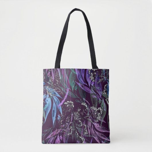 Watercolor seamless pattern. Branch with berry Wat Tasche (Vorderseite)