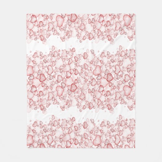 watercolor seamless pattern featuring numerous sof fleecedecke (Vorderseite)