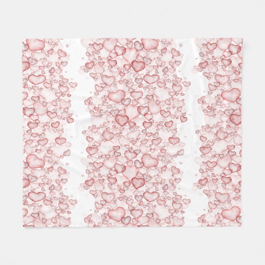 watercolor seamless pattern featuring numerous sof fleecedecke (Vorderseite (Horizontal))