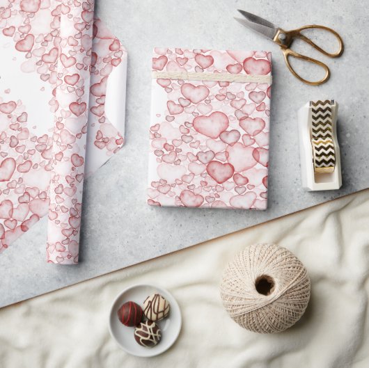 watercolor seamless pattern featuring numerous sof geschenkpapier (Kunsthandwerk)