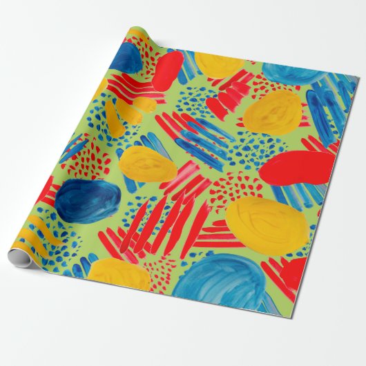 Watercolor seamless pattern geschenkpapier (Ungerollt)