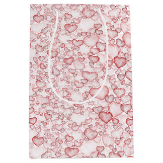 watercolor seamless pattern mittlere geschenktüte