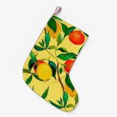 Watercolor seamless pattern with citrus fruits.  kleiner weihnachtsstrumpf (Vorderansicht (hängend))