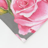 Watercolor seamless pattern with roses. Seamless w Fleecedecke (Ecke)