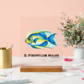 Watercolor Series: Angelfish Acrylschild (Hochzeit)