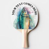 Watercolor Series: Bass Tischtennis Schläger (Rückseite)