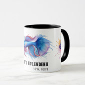 Watercolor Series: Betta Fish Tasse (VorderseiteRechts)