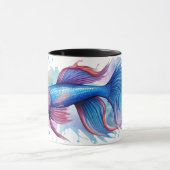 Watercolor Series: Betta Fish Tasse (Zentrum)