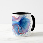 Watercolor Series: Betta Fish Tasse (VorderseiteRechts)