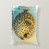 Watercolor Series: Blowfish Dekokissen (Rückseite(Vertikal))