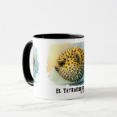 Watercolor Series: Blowfish Tasse (Vorderseite Links)