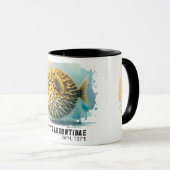 Watercolor Series: Blowfish Tasse (VorderseiteRechts)