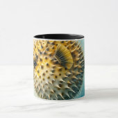 Watercolor Series: Blowfish Tasse (Zentrum)