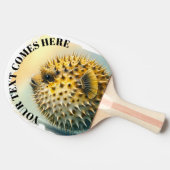 Watercolor Series: Blowfish Tischtennis Schläger (Seitenansicht)